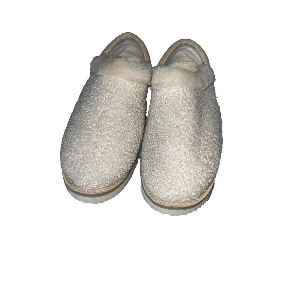 SANUK COZY VIBE LOW SUGAR MAT SHEARLING SLIPPER SHOES Size 8